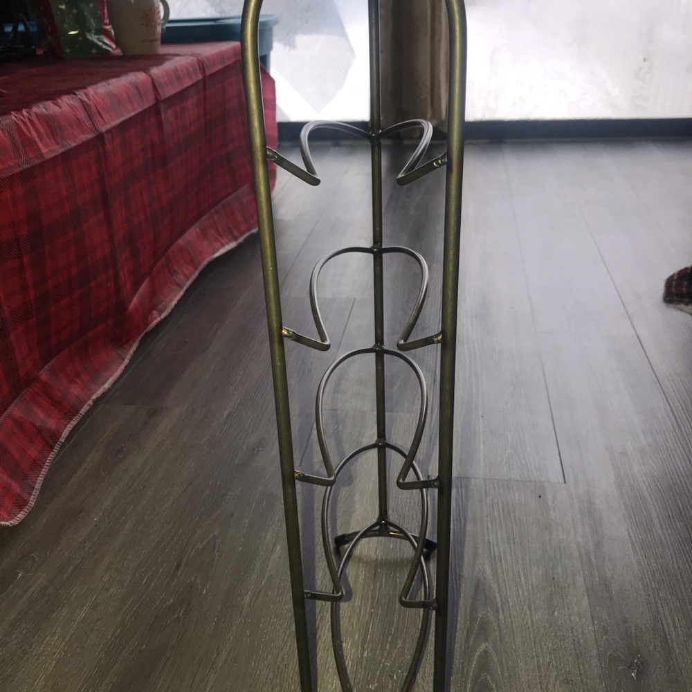 🍷 Charcoal Metal Wine Rack 🍷 - Picture 2 of 6